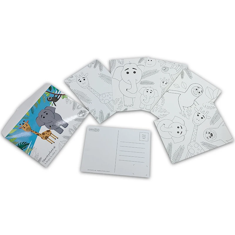 Открытки-раскраски Сделай Сам-5 в одной упаковке размер А5 | Игрушки и хобби