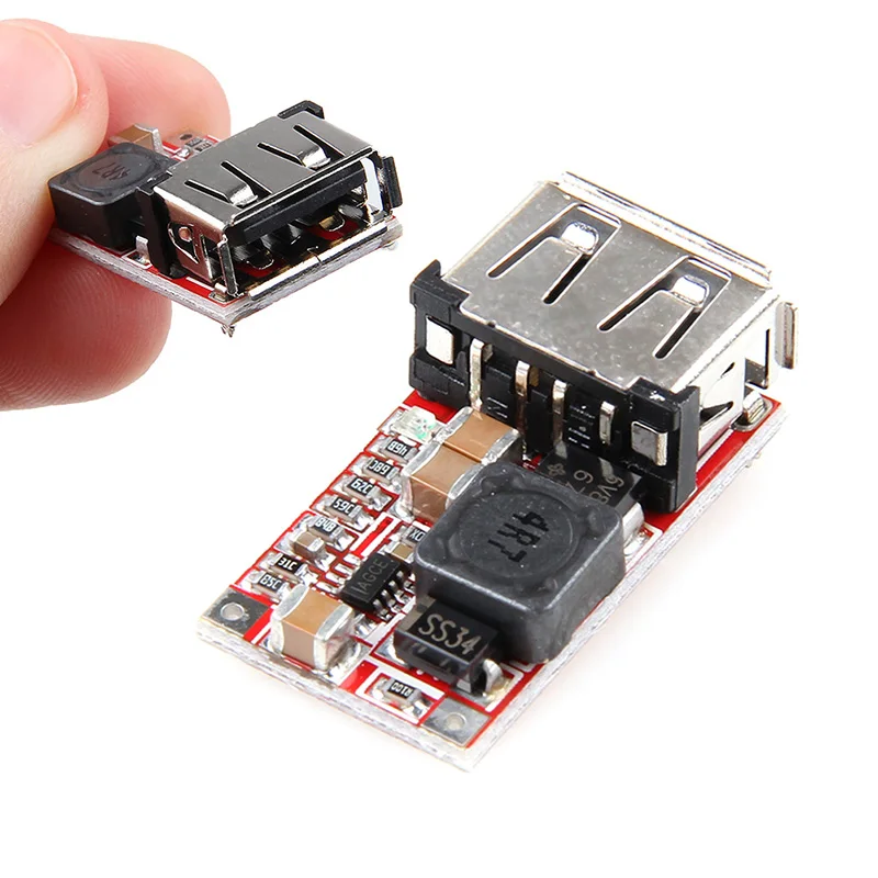 

DC-DC Step Down Module 6-24V 12V/24V to 5V 3A USB Charger Module E7CA