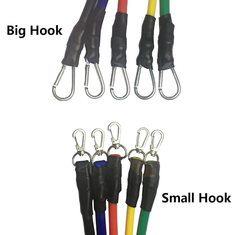 11 Pcs/Set Crossfit Latex Resistance Band Training Exercise Tube Yoga Rope Pull Elastic Rubber Expander Fitness Equipment Belt | Спорт и
