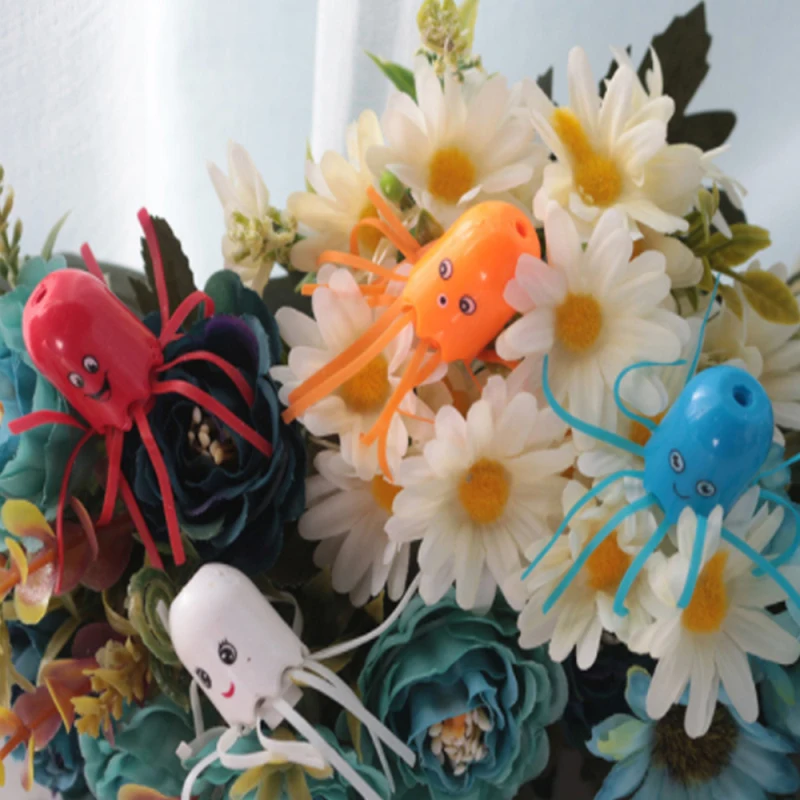 Medusas m&aacute;gicas de colores aleatorios para ni&ntilde;os, juguetes de medusas de colores aleatorios, flotador del oc&eacute;ano, baile giratorio, medusas, juguete de ciencia, regalo de fiesta para ni&ntilde;os-3