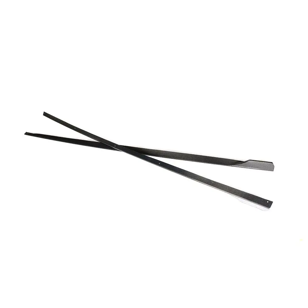 Автомобильные боковые юбки из углеродного волокна удлинитель для губ комплект