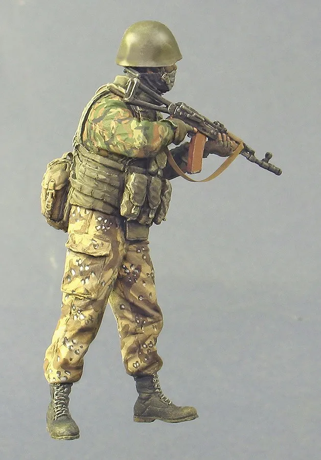1/35 Смола Модель Строительный комплект фигурка русский солдат
