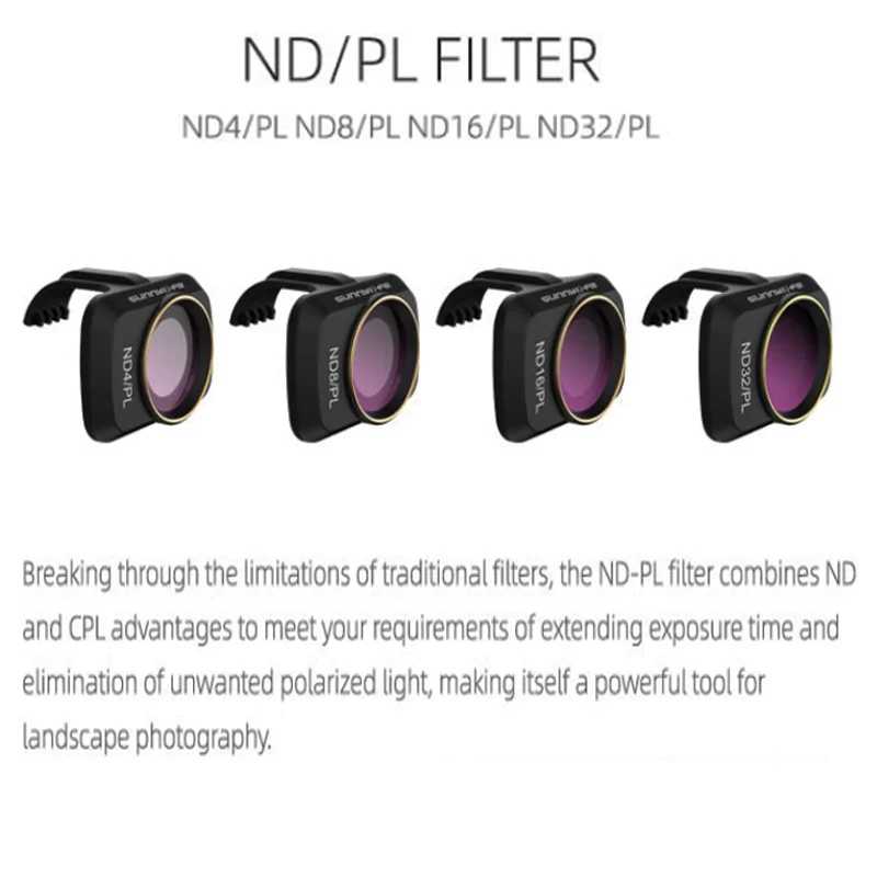 Фильтры для объектива ND Mavic Mini 4 8 16 32 PL поляризационные фильтры дрона аксессуары DJI