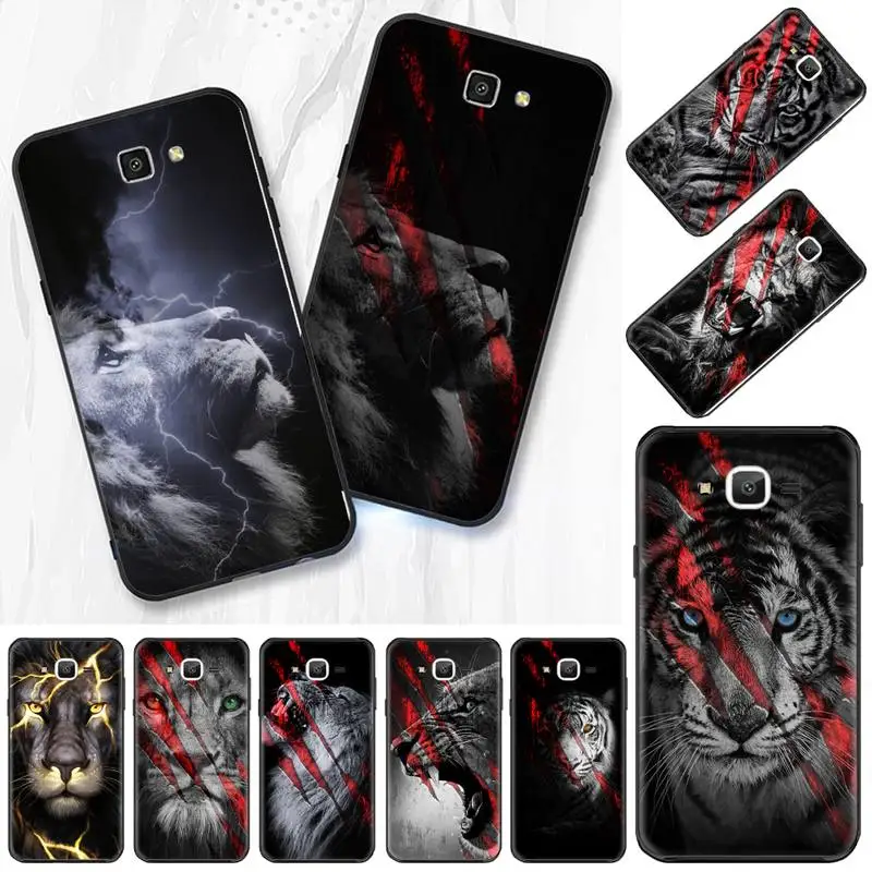 

Tiger Leopard Lion Phone Case For Samsung Galaxy J2 J4 J5 J6 J7 J8 2016 2017 2018 Prime Pro plus Neo duo