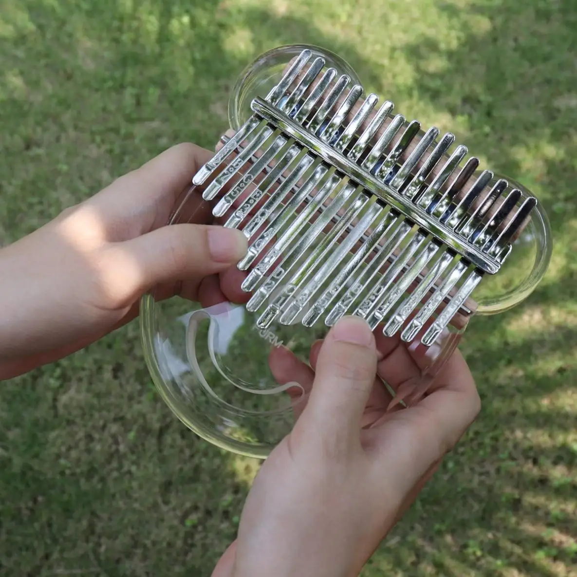 17 клавиш имитация кристаллического прозрачного медведя форма лица большой палец