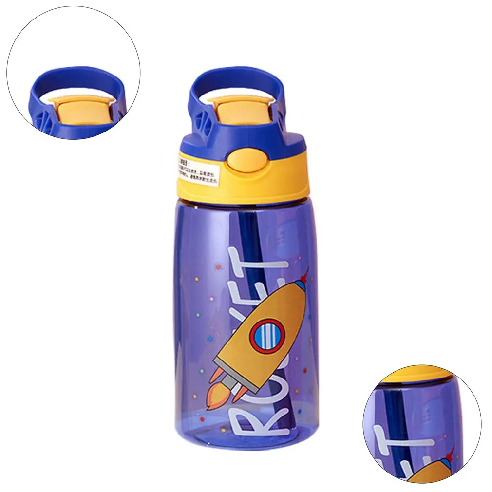 480 мл стеклянный пластиковый чайник соломенная чашка Утконос портативная Милая