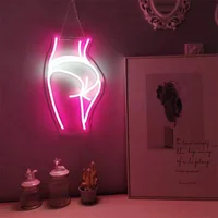 3D LED Neon Custom Sign Lamp Model Body Building Sexy Pink Color Bar Club Party Decoration Bedroom Night Light