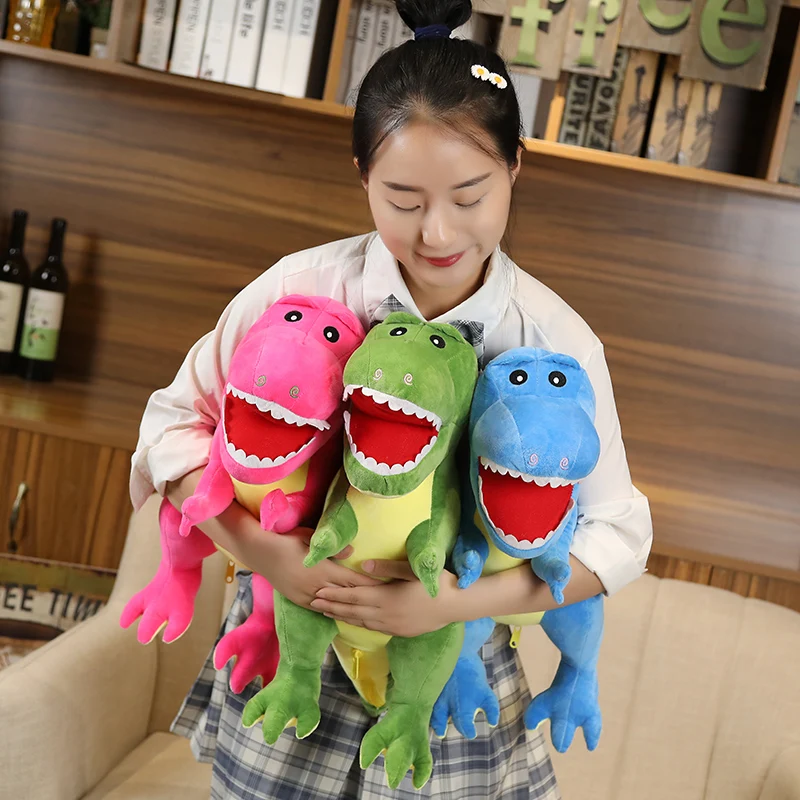 

40cm/60cm Cartoon Dinosaur Plush Toys Hobbies Huge Tyrannosaurus Rex Plush Dolls Stuffed Toys For Children Boys Classic Toys
