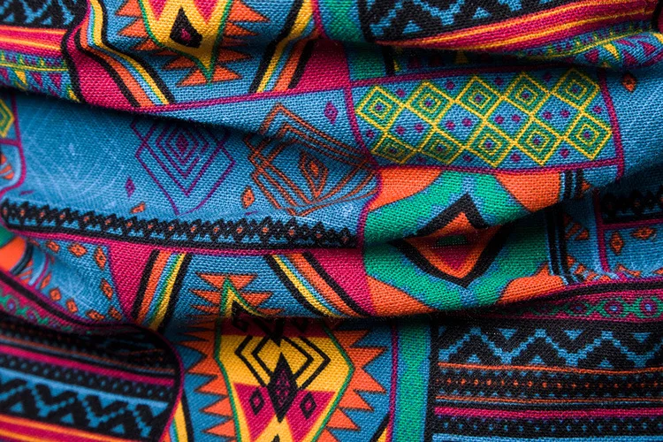 Mens Cotton Linen Dress Shirt 2022 Fashion Vintage African Ethnic Print Shirt Men Slim Fit Short Sleeve Hawaiian Shirts Camisas