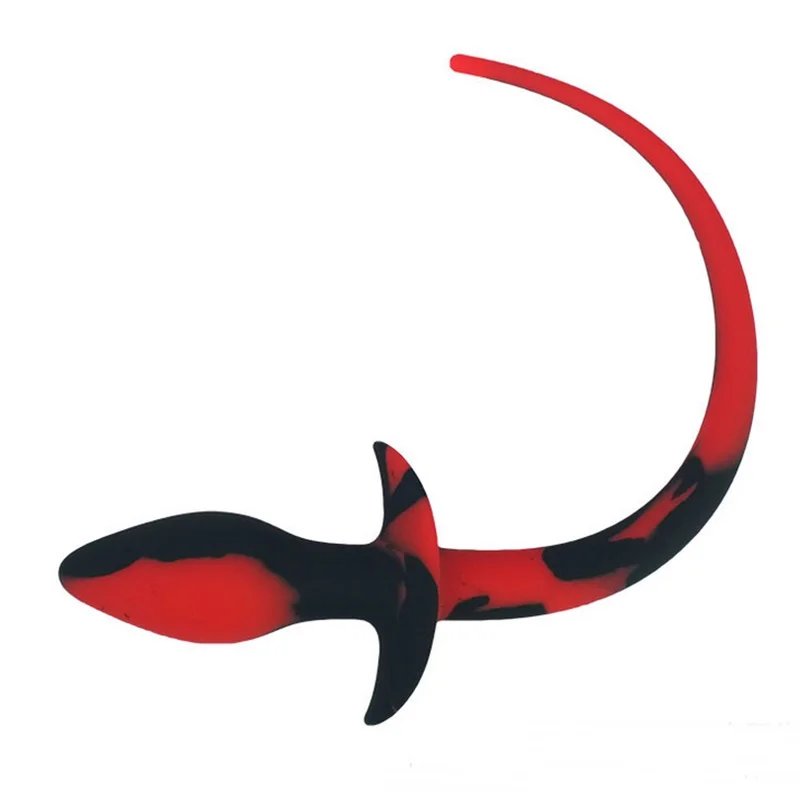 Силиконовый игрушка-Анальная пробка для собачьего хвоста мужчин и женщин