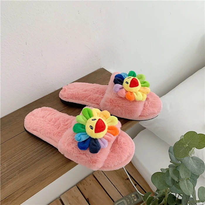 Женские тапочки в японском стиле милые домашние хлопковые с героями