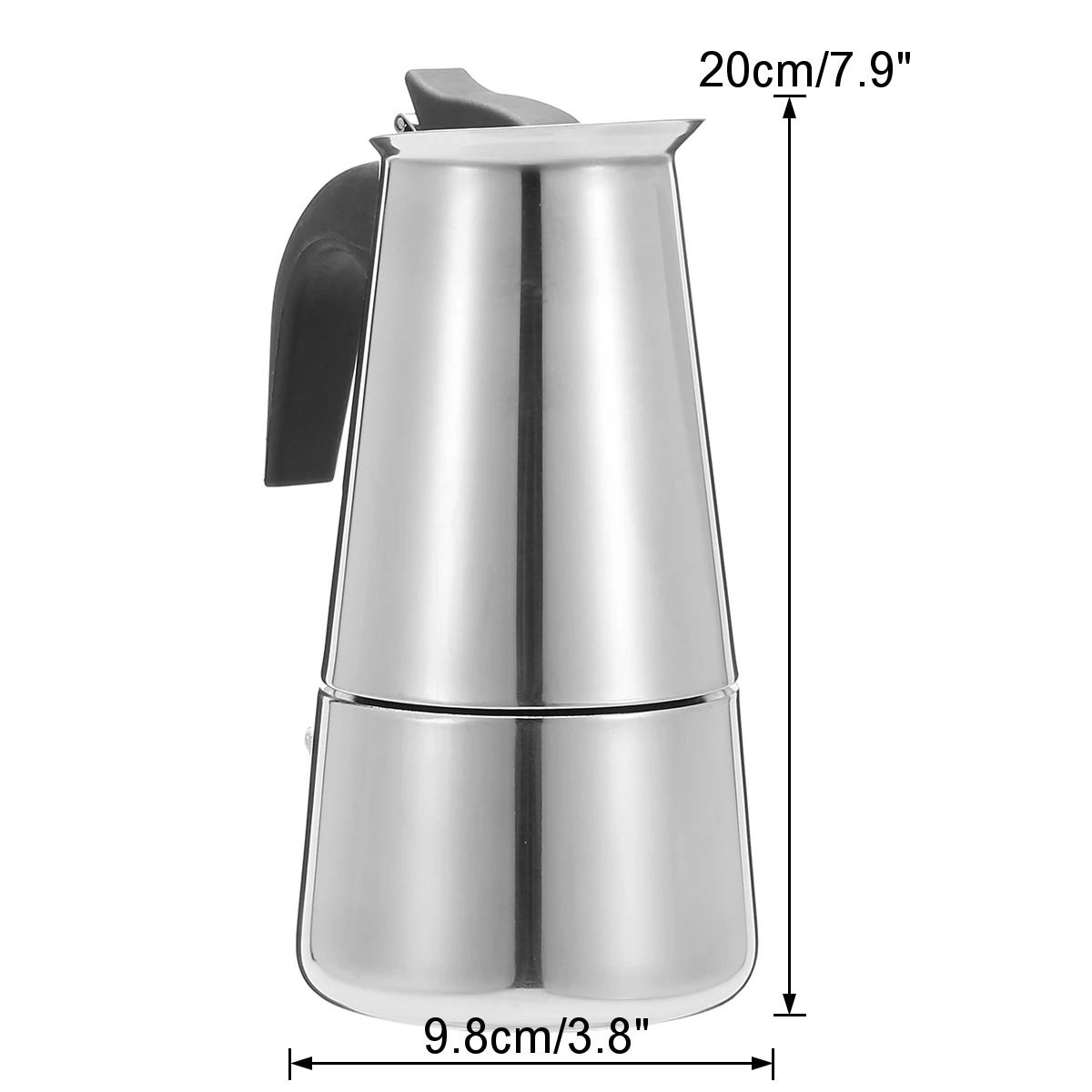 

6 Cups Detachable Coffee Maker Pot Mocha Espresso Coffee machine Stainless Steel Latte Filter Moka Coffee Maker Pot for Kitchen