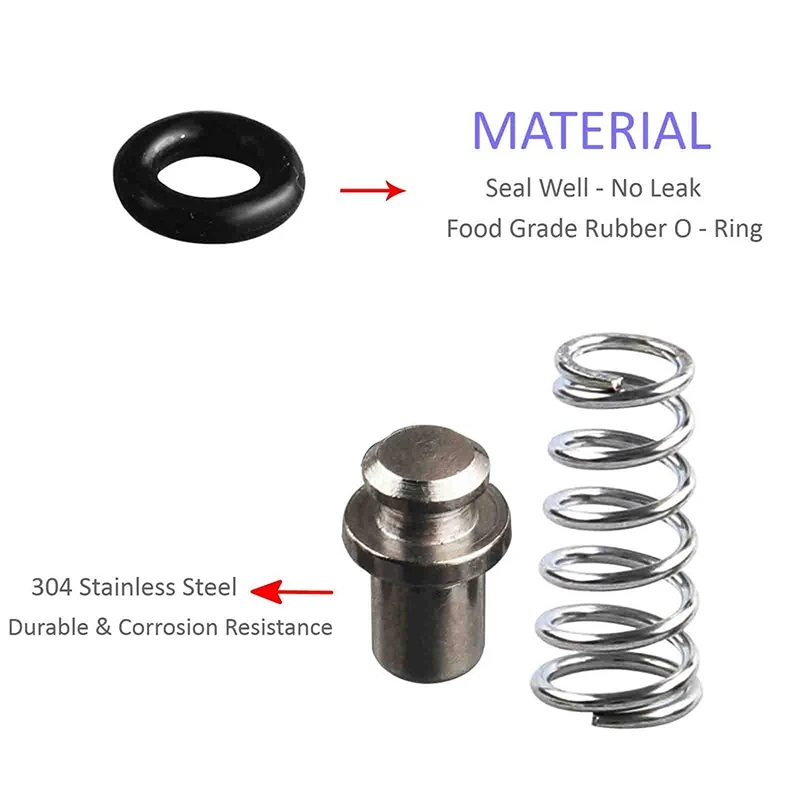Шаровой замок пост и 4 домашних животных 2 O кольца 304 нержавеющая сталь 19/32 дюйма-18