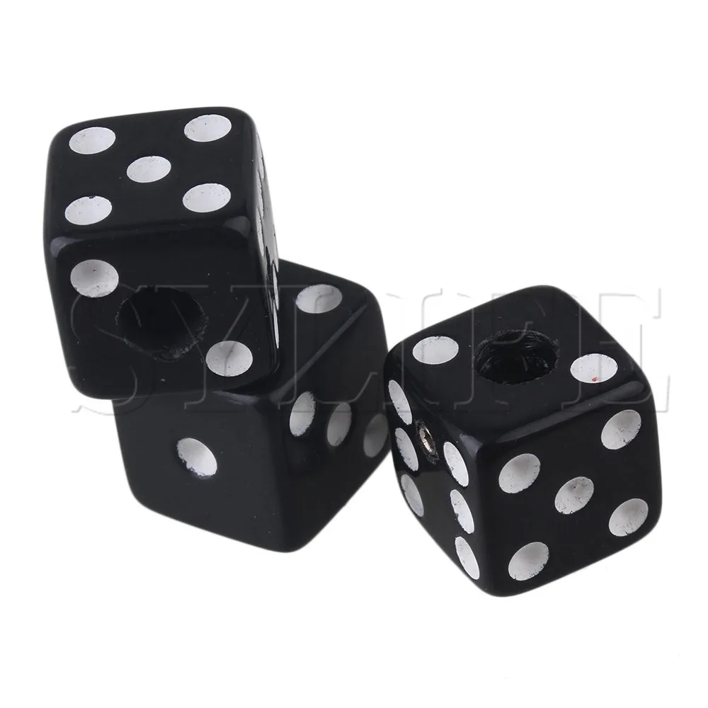 3 шт. черные игральные кости ручка управления громкостью с гаечным ключом пластик