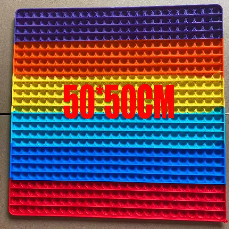 

Pop its 50/40cm Super Big Size Push Bubble Toy Autism Needs Squishy Stress Reliever Toys Adult Kid Funny Anti-stress Fidget Toy