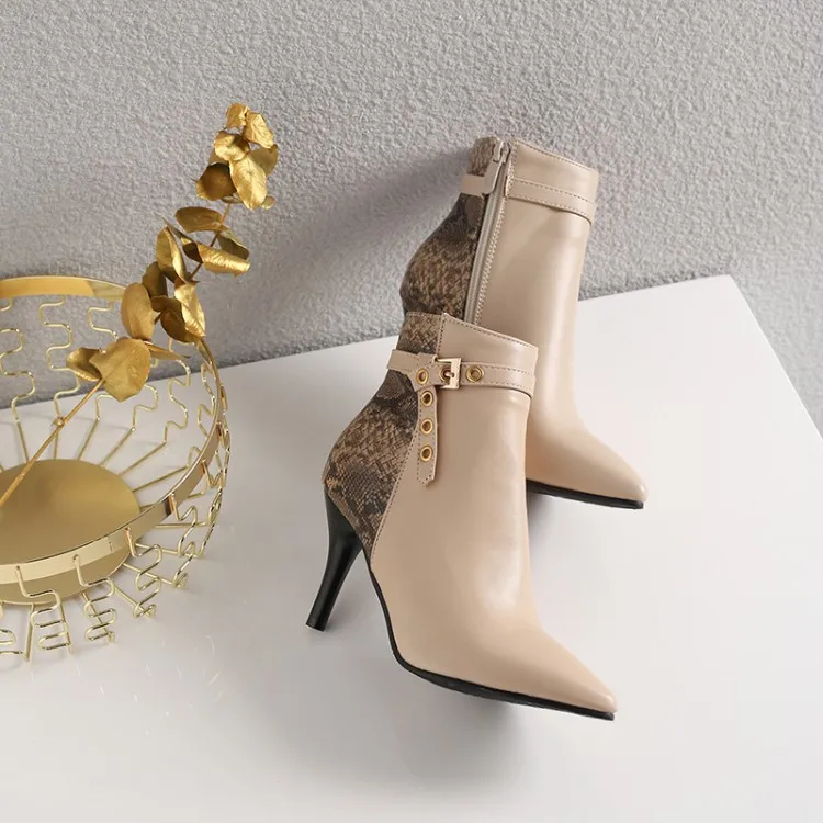 Большие размеры 9 10 11-15 ботинки женская обувь ботильоны для женщин дамские зимняя