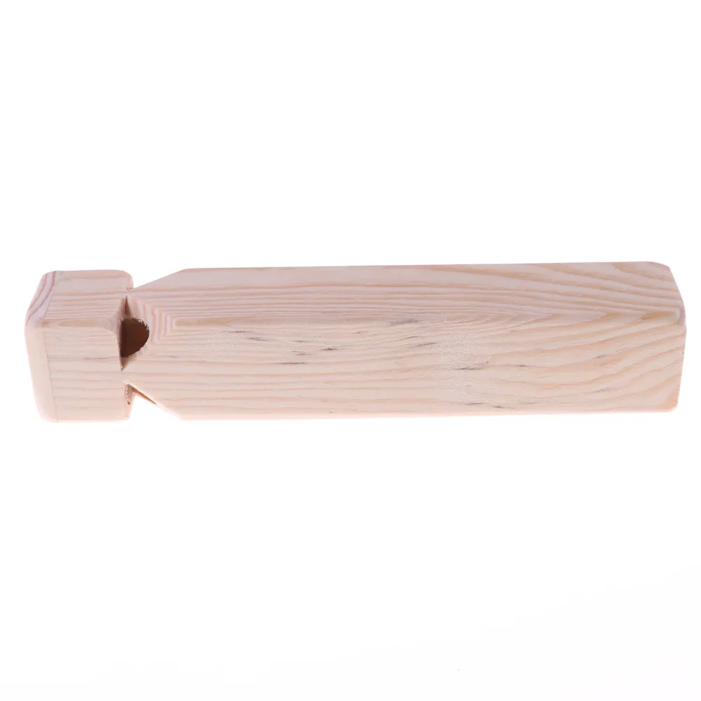 

New Arrive 1PCS Wooden Train Whistle Locomotive Sound Warning Steam Wood Steam Train Whistle Toy
