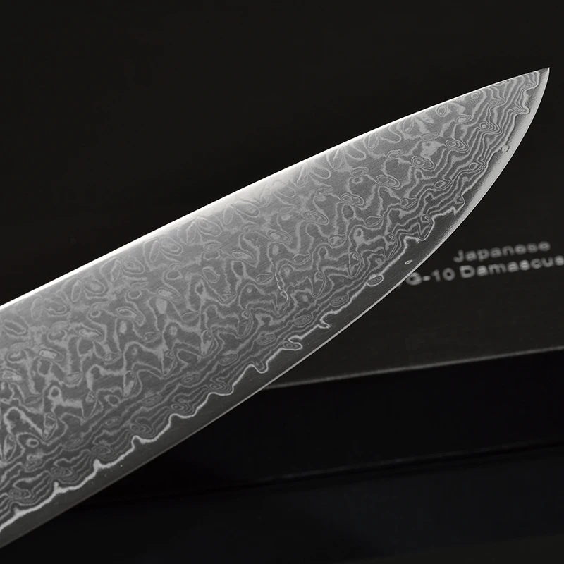 Кухонный нож шеф-повара Gyuto, японский нож VG10, дамасская сталь, кухонные ножи, ручная работа, кованые разделочные ножи, нарезка, приготовление фарша, 46