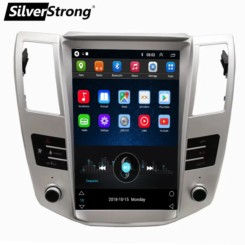 CarPlay магнитофон Tesla Rx Android для LEXUS RX330 RX350 RX300 2004 2007 4 ГБ + 64 авто стерео DSP 8