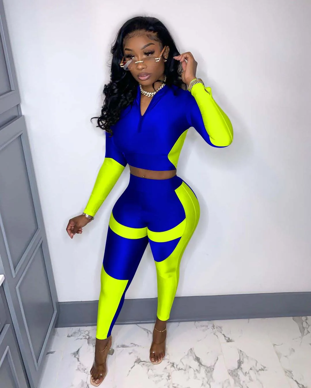 Новинка осени 2021 привлекательный праздничный костюм из двух предметов для