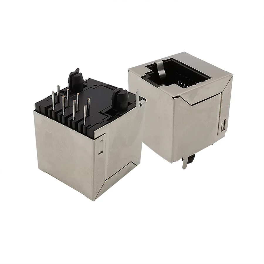 5 шт. RJ45 8P8C разъем 8 Pin Женский Джек Коннектор PCB Плата прямой контакт с