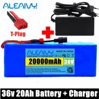 genuine 36v 20ah electric bicycle battery built in 20a bms lithium battery pack 36 volt 2a charging ebike battery 42v charger