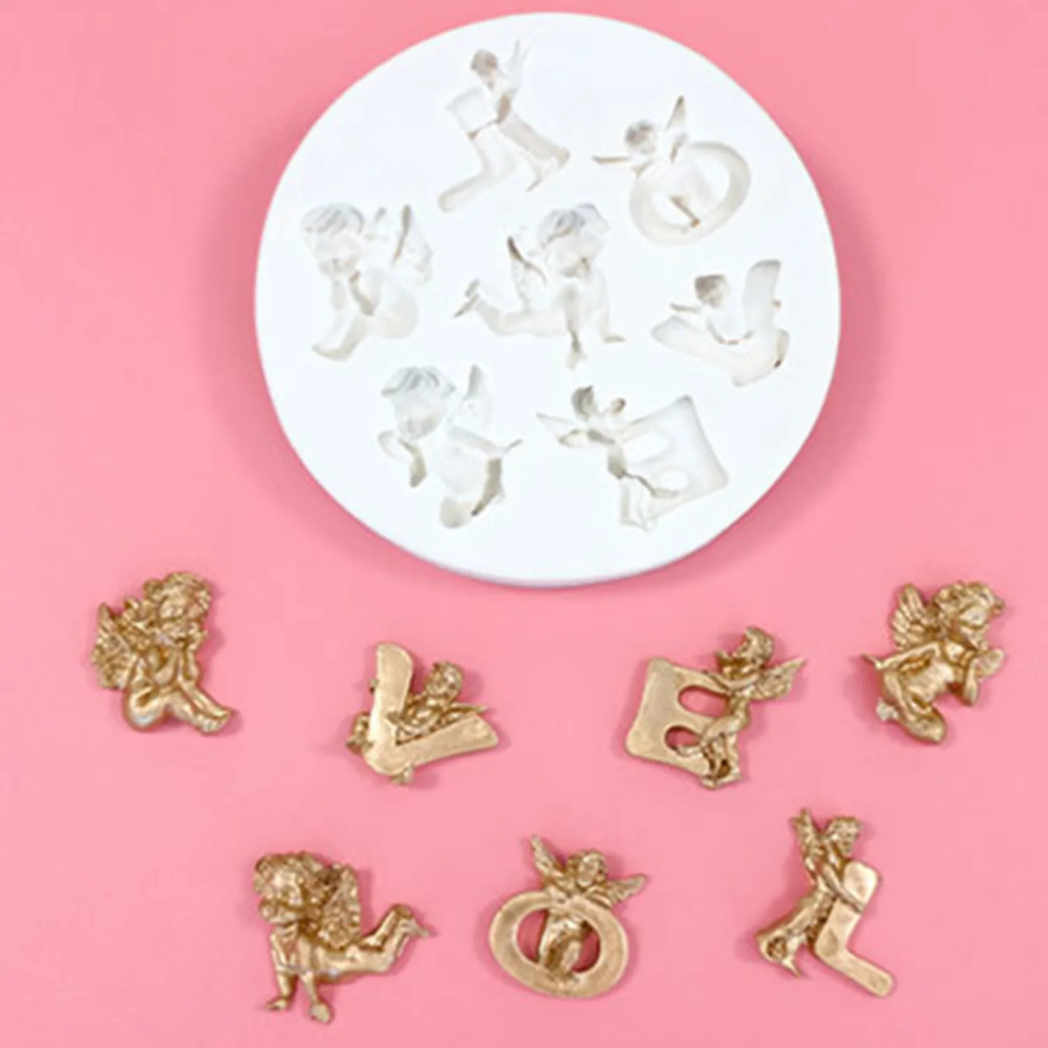 

Love Letters Cake Mold Dance Fondant Mold Silicone Mould Cake Decorating Tools DIY Cake Baking Tools Silicone Molds Pastry