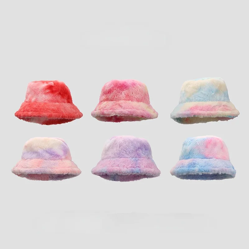 

2021 зимние Панамы, пушистая меховая шапка для мужчин и женщин, модная теплая Рыболовная Шапка, разноцветная уличная шапка с принтом