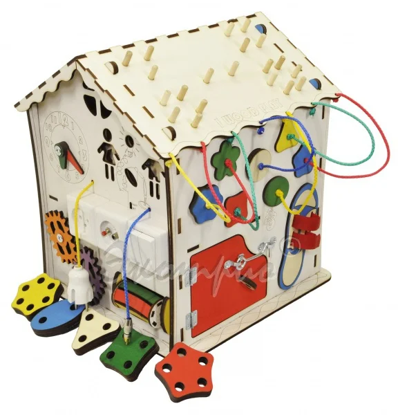Рисунок 3 - Бизиборд Домик развивающий с электрикой