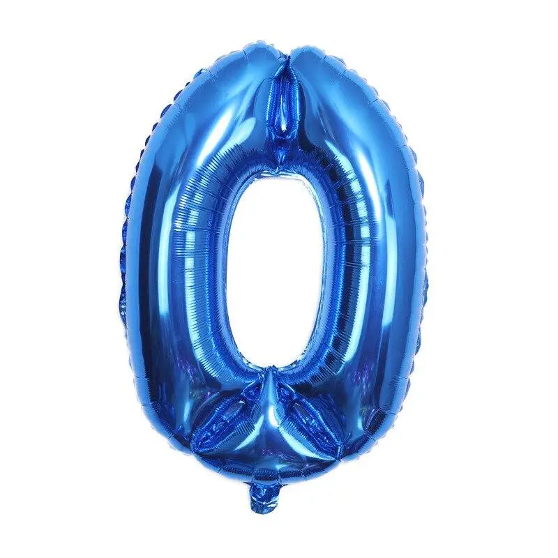 Globo de aluminio azul de 32 pulgadas, globo Digital de helio de 0 a 9 pulgadas, fiesta de cumplea&ntilde;os para decoraci&oacute;n de, suministros de boda-1