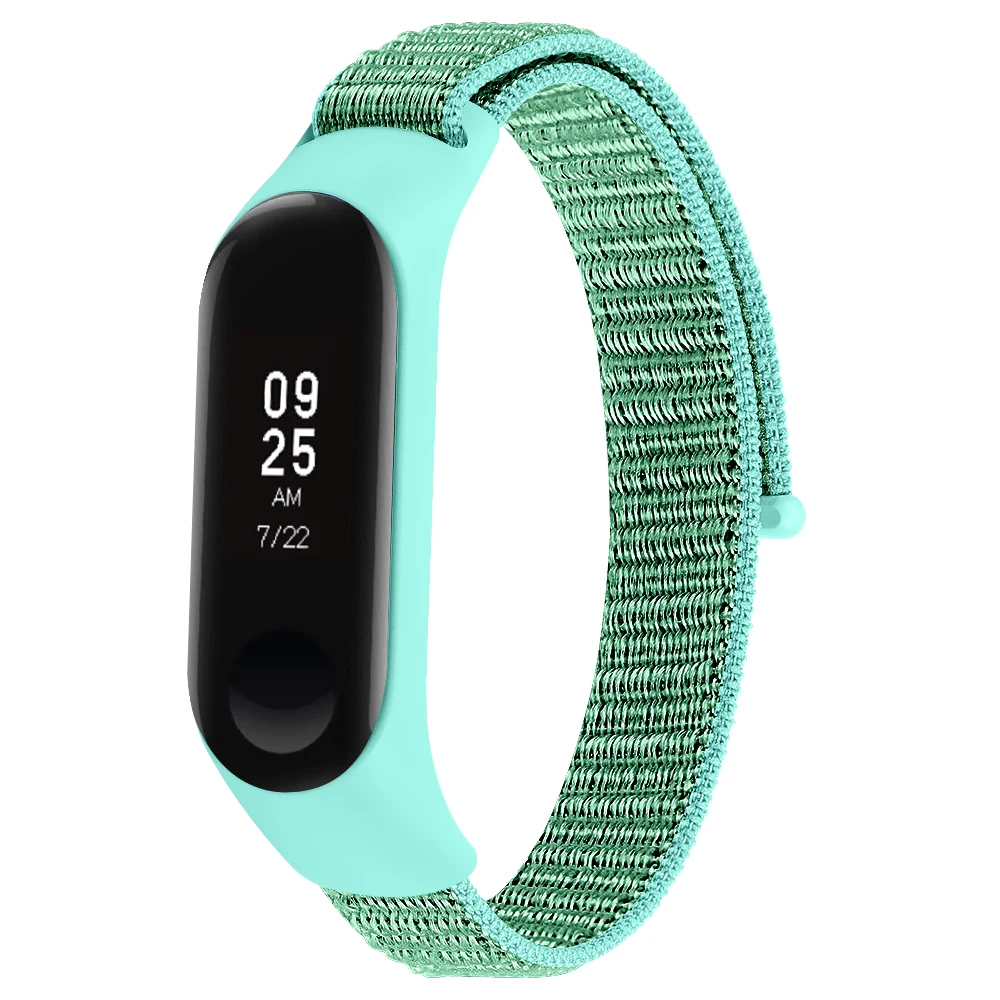 OULUCCI нейлоновый ремешок для xiaomi mi band 4, спортивный дышащий ремешок, аксессуары, сменный ремешок для mi band 4/3, браслет
