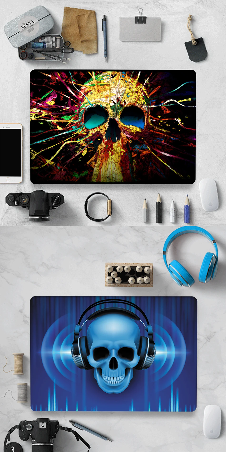 MTT чехол для Apple Macbook Pro 13 15 retina Air 11 13 дюймов Сенсорная панель Череп чехол для ноутбука mac book 12 защитный чехол