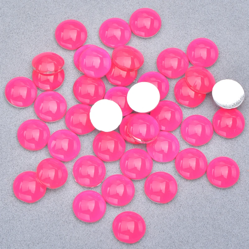 Неоново-желтый круглый кристалл