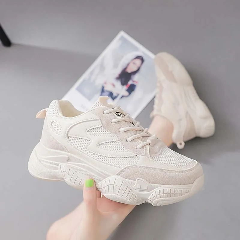 Xiaying Smile Spring Autumn NEW arrival Running Shoes Female Sports Shoes lace up footwear Outdoor walking Shoes women  Sneakers