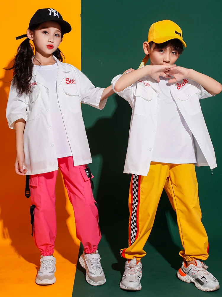 Джаз для мальчиков современные танцевальные костюмы белая футболка штаны бега