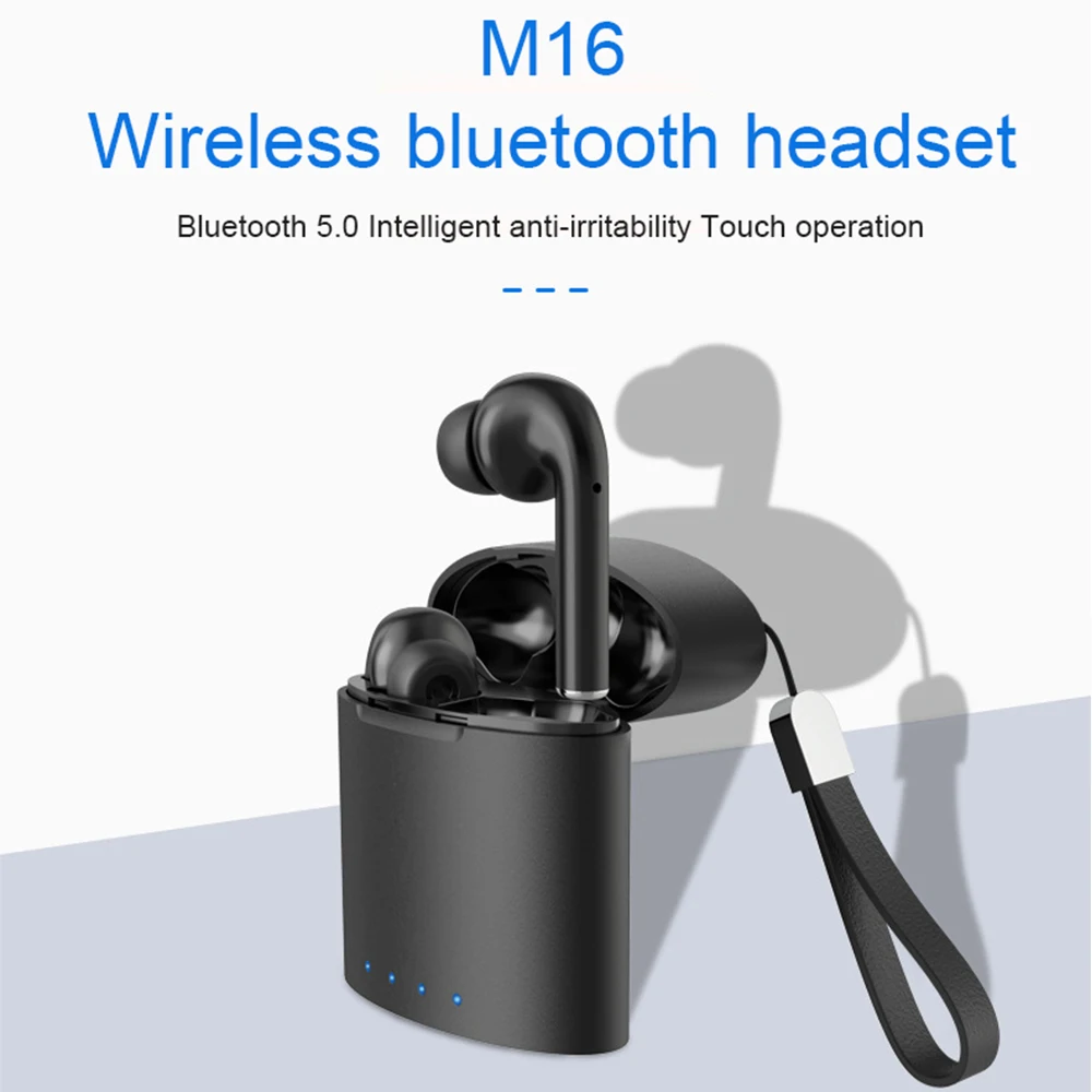 

TWS Binaural Wireless Headset Bluetooth Earphones Waterproof Music Earphone Sports Earbuds Business Headset Work On Smartphones