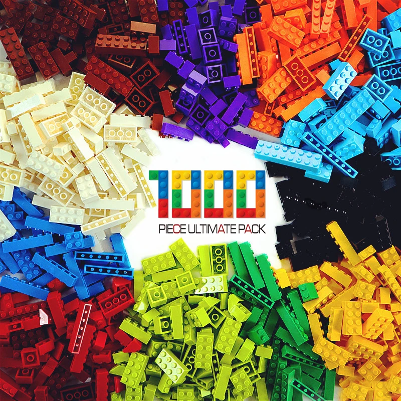 1000 шт. строительные блоки DIY креативные кирпичи объемные модели Фигурки Обучающие Детские Игрушки совместимы со всеми брендами друзей