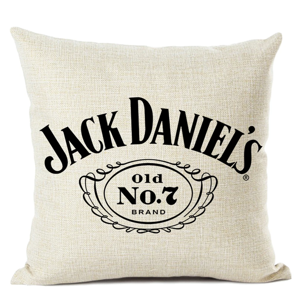 

New Black and White Linen Cushion Cover Luxury Decorative Pillow Cover Printed Home Sofa Pillow Cover Throw Pillows Home Decor