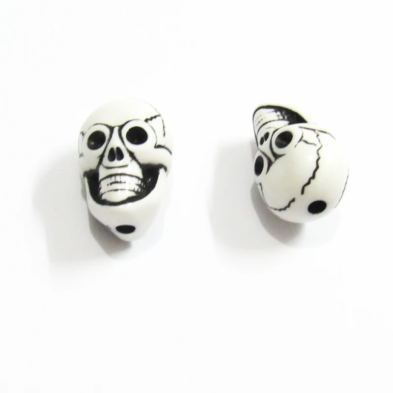 Оптовая продажа новые акриловые бусины в форме черепа Бусы для модной Хэллоуин