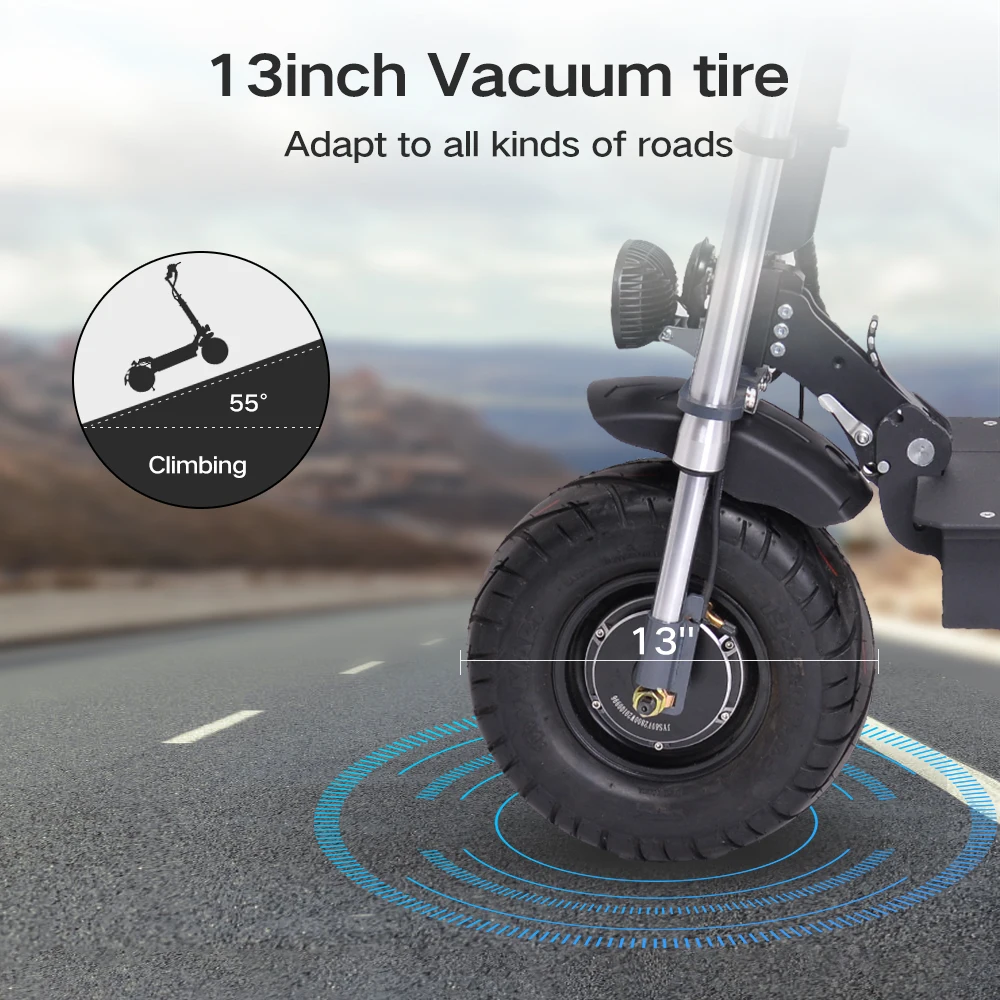Preise HF Elektrische Roller/Motrcycle/Skateboard Elektrische Kick Roller Dreirad Für Erwachsene Elektro-scooter Dual Motor 60V72V 6000W