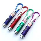 3 в 1 миниатюрный светодиодный фонарик, ультрафиолетовый свет с брелоком для наружного применения, алюминиевый сплав, портативный сенсорный свет, лазерная указка
