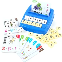 2021 new children mathmatching games preschool learning study toys multi play alphabet arithmetic learning machine for kids