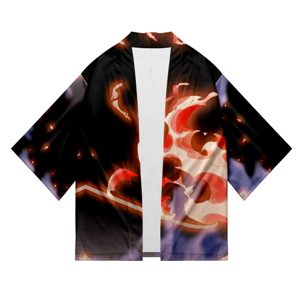 

Летнее женское/Мужское кимоно с рукавом три четверти