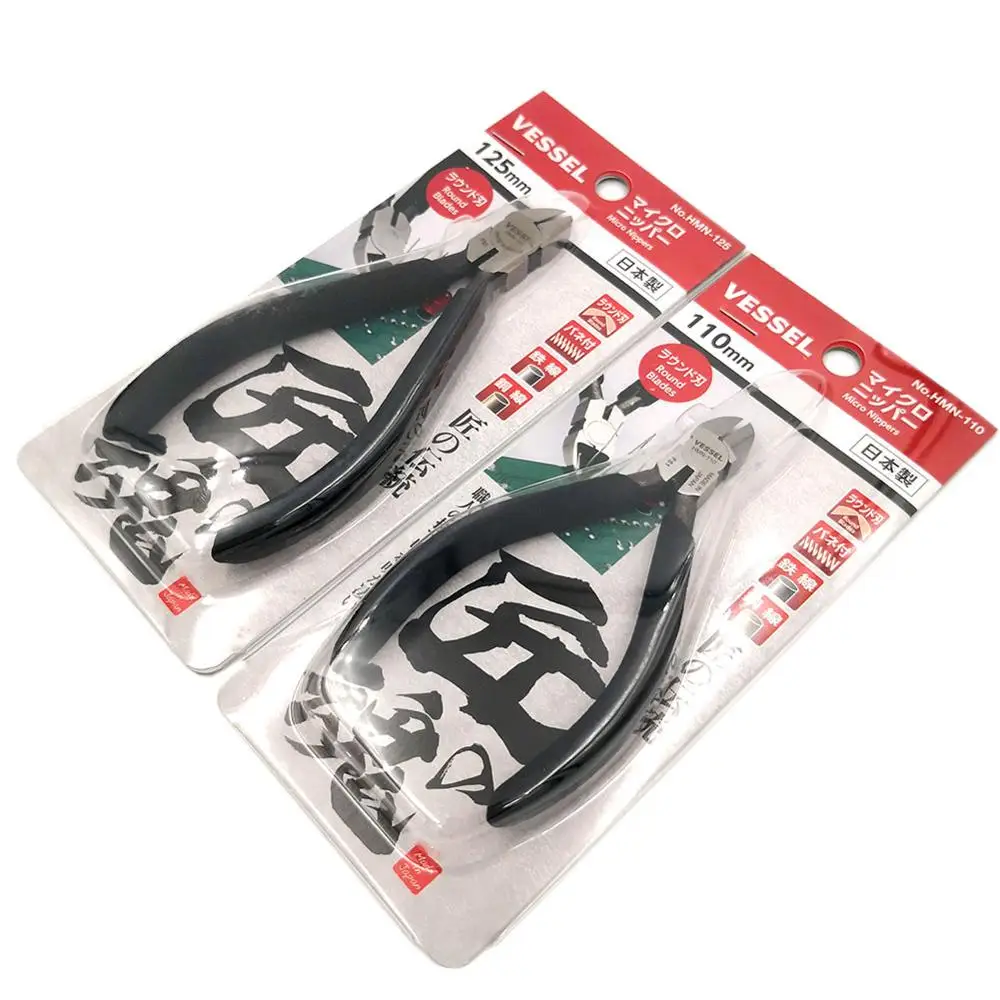 Японские микродиагональные плоскогубцы с пружинными круглыми лезвиями для