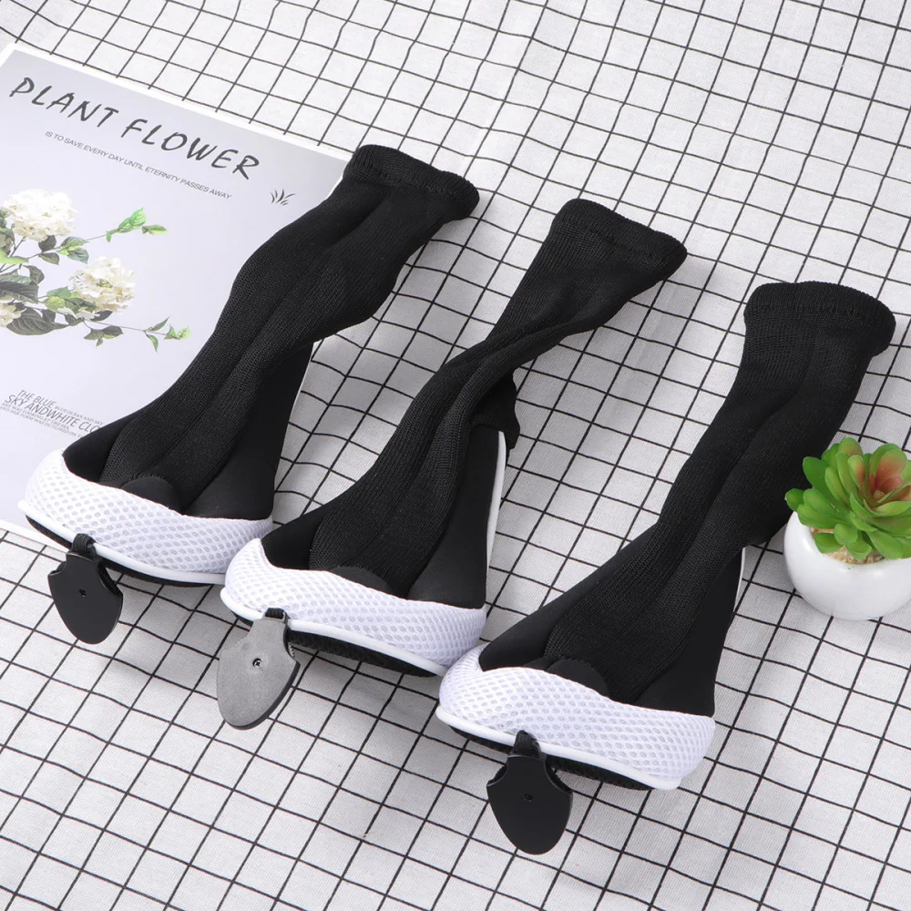 

3PCS Club Cover Mesh Club Case Iron Putter Putter Protector Set (White)