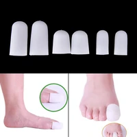 10pcs silicone gel tube bandage finger toe protectors foot feet pain relief guard for feet care insoles feet care tool 3sizes