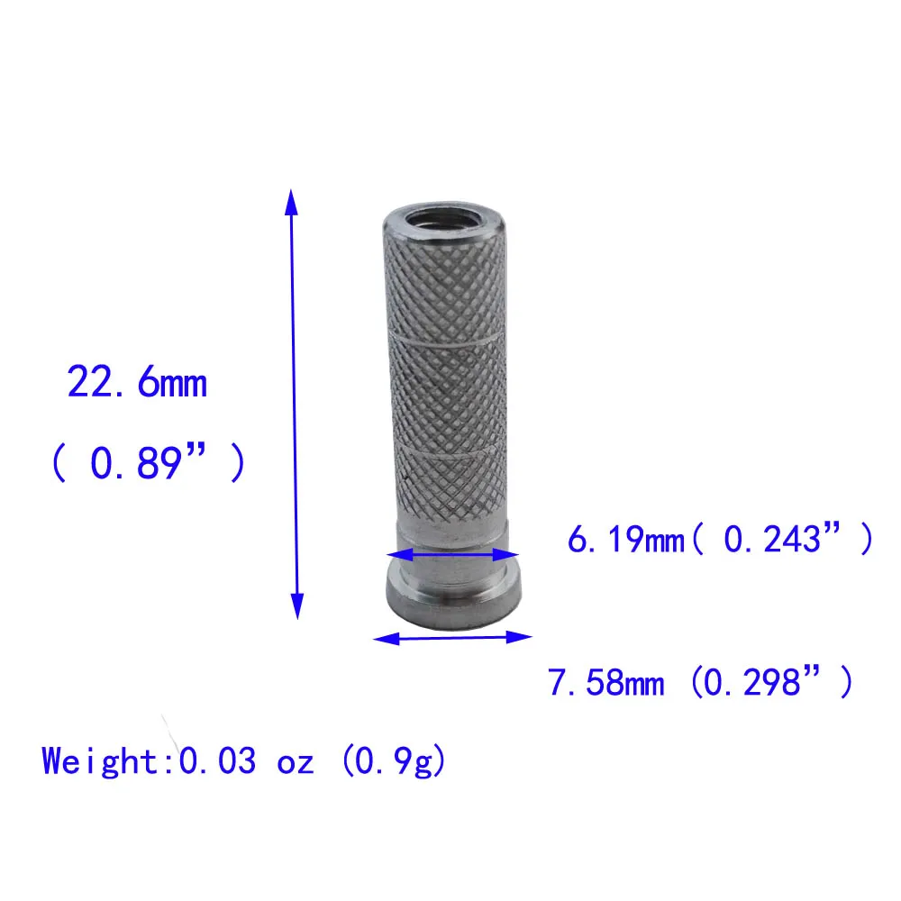 20 шт. Алюминиевая Вставка стрелы для стрельбы из лука ID 6 2 мм стрелочный Вал