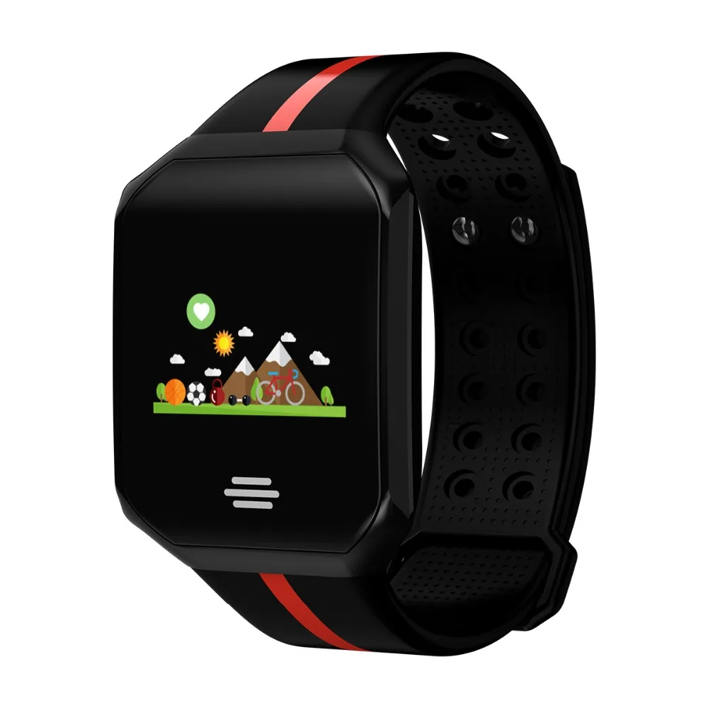 Delive Sport B07 смарт браслет часы пульсометр Монитор артериального давления вызов SMS
