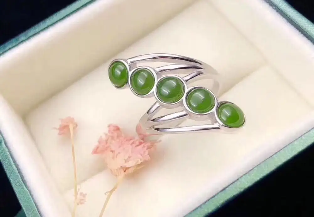 Регулируемое кольцо Tian Biyu из серебра 925 пробы|Кольца| |