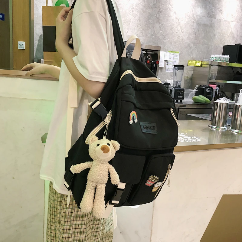 Японский женский рюкзак для кампуса девочек в стиле Харадзюку школьный ранец